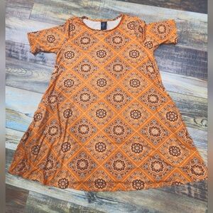 Agnes & Dora Tunic Orange & Blue